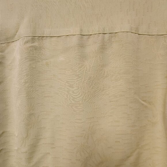 Havana Jacks Cafe Hawaiian Shirt Yellow Palm‎ Trees Embroidered Button Up Large - Picture 9 of 15